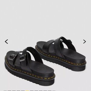 MYLES BRANDO LEATHER BUCKLE SLIDE SANDALS 🩴 🖤 make me an offer ✨